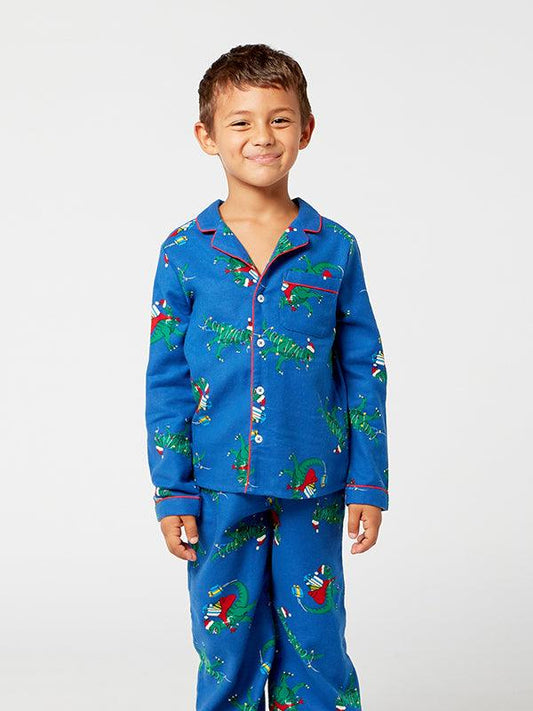 Sky Blue Cotton Night Suit With Print For Boys Design by Nigh Nigh label at  Pernia's Pop Up Shop 2024